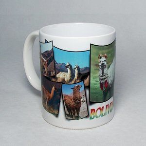 Bolivia Llama Mug San Francisco Artesanias Alpaca Coffee Mug EUC